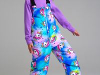 Комплект текстильный с полиуретановым покрытием для девочек: куртка, полукомбинезон