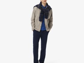 Мужское поло Lacoste PARIS стандартного кроя