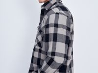 Рубашка прямого силуэта в клетку