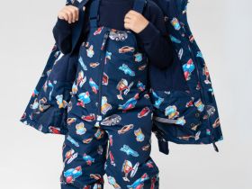 Комплект текстильный с полиуретановым покрытием для мальчиков: куртка, полукомбинезон