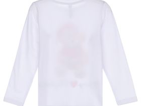 Фуфайка трикотажная для девочек (футболка с длинными рукавами)