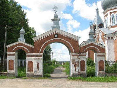 Ворота ограды