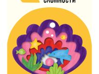 Набор для творчества 3D панно из дерева ТРИ СОВЫ "Ракушка", с акриловыми красками и кистями