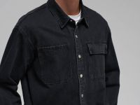 Джинсовая рубашка oversize