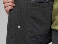 Утепленная куртка с воротником-стойкой