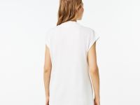 Женская футболка Lacoste Slim Fit с v-образным вырезом