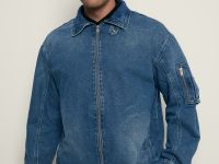 Джинсовая куртка на молнии