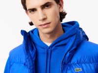 Мужской влагоотталкивающий жилет Lacoste с капюшоном