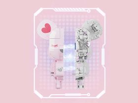 JK6250-2 Конструктор Bearbrick: Pink