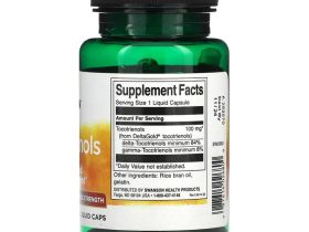 Swanson, Токотриенолы, двойная сила действия, 100 мг, 60 капсул