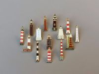 Значок эмалированный "Маяк Задний створный знак"