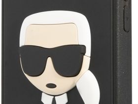 Клип-кейс Karl Lagerfeld 3D для Apple iPhone 14 Plus Чёрный