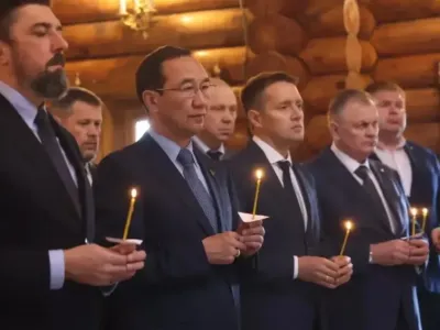 Глава Якутии принял участие в литии по погибшим работникам угледобывающих предприятий