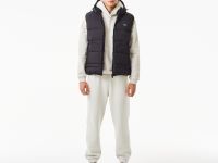 Мужской утеплённый жилет Lacoste с капюшоном