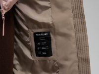 Длинный пуховик с натуральным пухом