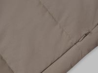 Длинный пуховик с натуральным пухом