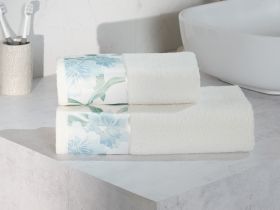 Полотенце махровое Синий квадрат/Casella blu