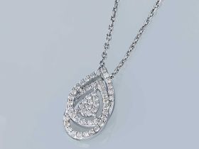 Классическая подвеска из серебра э0612пд04210025_white