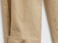Брюки с защипами с добавлением льна