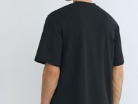 Футболка из плотного хлопка, Черный