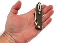 Складной нож Daggerr Piranha olive SW DL, сталь 8Cr14MoV, рукоять FRN