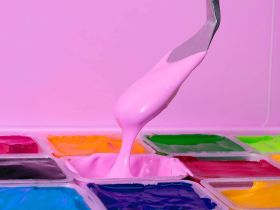 Гуашь HIMI 30 мл, №017 кислотно-синий