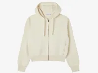 Женская толстовка Lacoste с капюшоном на молнии классического кроя