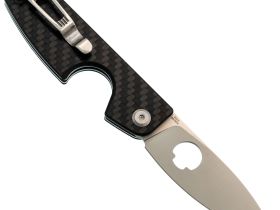 Складной нож для сигар Daggerr Cigarknife CF, сталь VG-10, рукоять карбон, черный