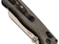 Складной нож Kizer Drop Bear 2, сталь Nitro-V, рукоять микарта, черный