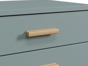 Тумба прикроватная подвесная Ивейн 6-42x25 Серо-зеленый