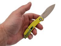 Складной нож Sanrenmu 7315-GP, сталь 12С27, рукоять G10, зелёный