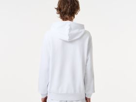 Мужская толстовка - худи Lacoste классического кроя из органического хлопка