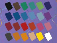 Набор акварели HIMI 24 цвета, голубой