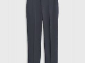 Укороченные брюки из хлопка, Серый