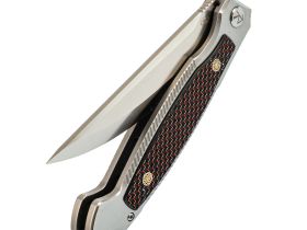 Складной нож Reptilian Руна-03, сталь D2, рукоять карбон