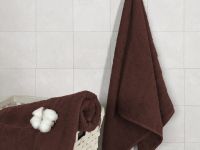 Полотенце махровое Олимп, шоколад