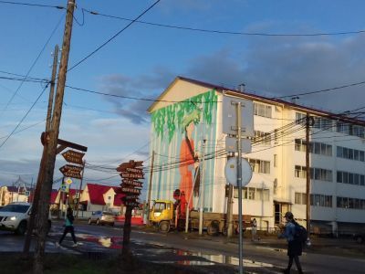 Мурал «Красавица Амга» завершен