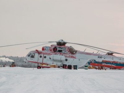 Лопасти двух вертолетов сломались в Тикси во время сильной пурги