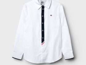 Рубашка на кнопках для мальчика