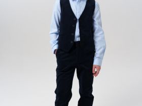 Комплект текстильный для мальчиков: брюки, жилет