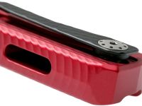 Нож складной LionSteel ROK A RB, сталь Black (Mil Spec) Finish Bhler M390, рукоять алюминий, красный
