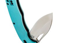 Складной нож Obertech ns-01 Drop point satin, сталь VG-10, рукоять G10, тиффани