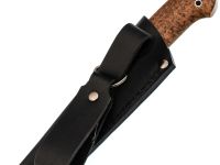 Нож Кроха, сталь M398, рукоять карельская береза