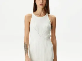 Женское платье-миди Lacoste без рукавов