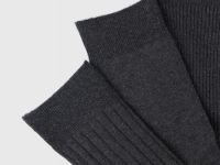 Длинные носки, 3 пары, Серый