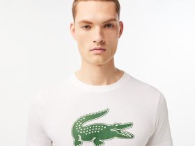 Мужская футболка Lacoste с принтом