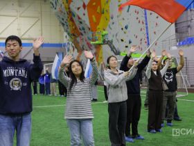 Спасибо, что #МЫВМЕСТЕ: Якутск присоединился к празднованию воссоединения