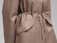 Короткий плащ из твила