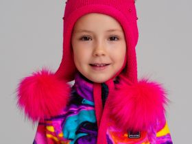 Шапка трикотажная для девочек