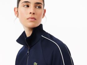 Женская короткая спортивная ветровка Lacoste Paris